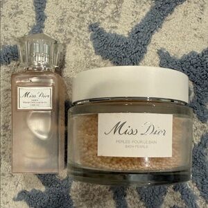 Dior Skincare Set - Pink and Cream